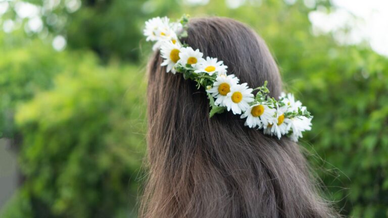 Green Witch Flower Crown