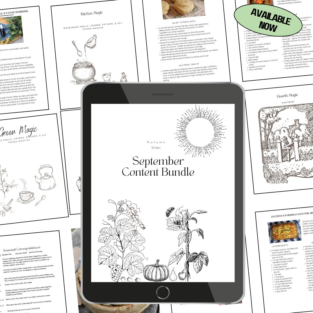 Naturally Modern Witches’ Calendar | September 2025 - Naturally Modern ...